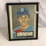 Collector Vintage Loose  Pee Wee Reese Dodger 38/500 Size: 10x7.5