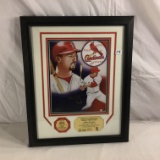 Collector Sport Baseball Mark McGwire Lithograph & Coin Limited Edt. 489/900 Sz:16x13