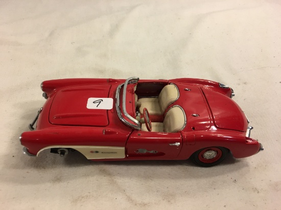 Collector Loose 1957 Franklin Mint Prescision Models Chevrolet  Red 1/24 DieCast Has Damage