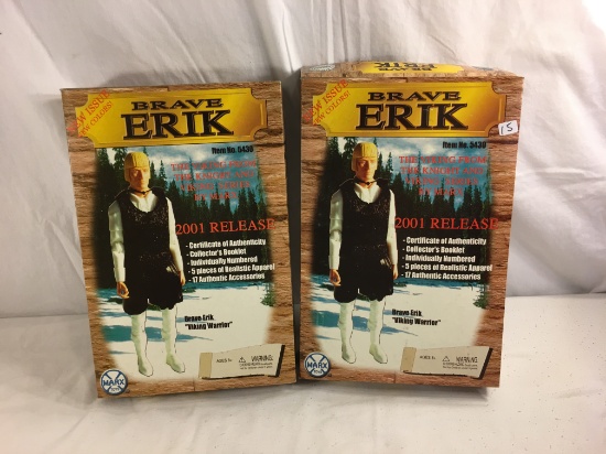 Lot of 2 Pieces Collector Marx Toys New Relaese Brave Erik No.5430 Viking warrior 13"Box