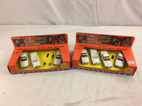 Lot of 2 Pieces Collector The Dukes Of Hazzard 1/64 Scale Die-Cats Metal Replicas