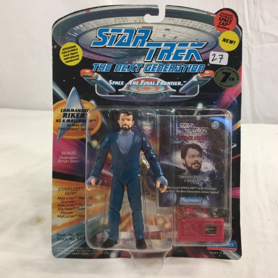 Collector NIP Star Trek The Next Generation Space The Final Frontier Comm. Riker 4'tall