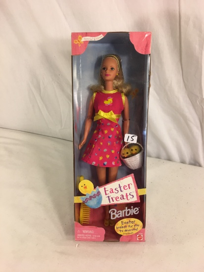 Collector NIB Barbie Mattel Easter Treats Barbie Mattel Doll 12"Tall Box