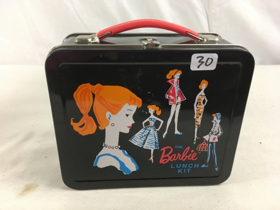 Collector Barbie Mattel Tin Lunch Kit Box Size: 6x5"