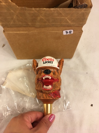 Collector New Coors Light Beerwolf Tapmaker Size:5.5"Tall