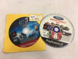 Lot of 2 Pieces Collector Loose Game Racing 2 & Sly3 Playstation 2 Games - See Pictures