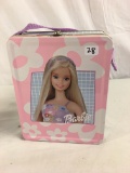 Colletcor New Sealed Plastic Barbie Mattel Tin Lunch Box Size:7.3/4: by 6