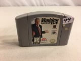Collector Loose Nintendo 64 Cartridge Game Madden Foootball 64
