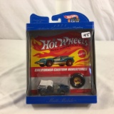 NIP Hot wheels Authentic Comm. Replica 1971 Custom Miniatures Redline wheels Mutt Mobile