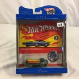 NIP Hot wheels Authentic Comm. Replica 1968 Custom Miniatures Redline wheels 1/64 Deora