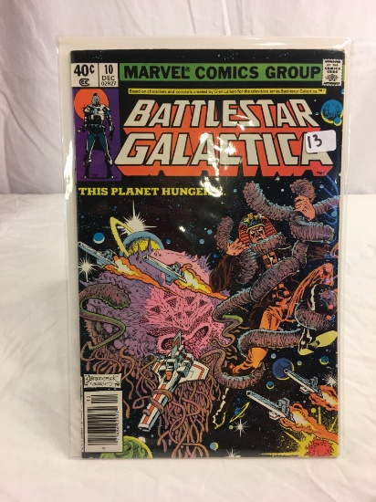 Collector Vintage Marvel Comics Battlestar Galactica #10 Comic Book