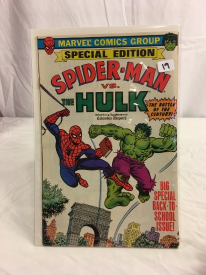Collector Marvel Comics Special Edition Spider-man VS. The Hulk Comic Book