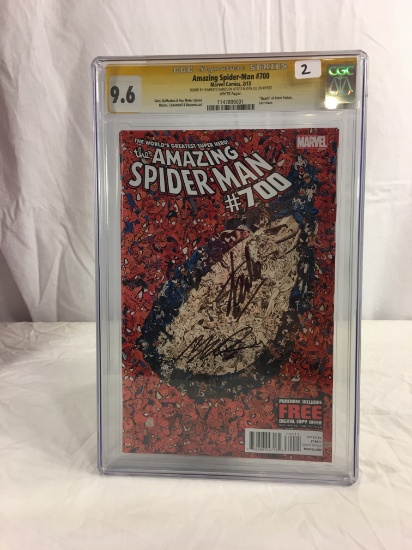 Collector Vintage CGC Signature Series Amazing Spider-man #700 Marvel Comics 2/13 Graded 9.6