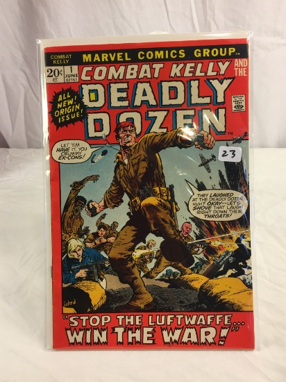 Collector Vintage Marvel Comics Combat Kelly Daedly Dozen #1 Comic Book
