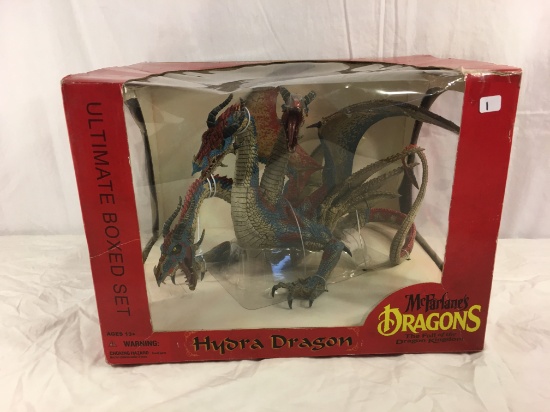 NIB Collector McFarlane's Dragons The Fall Of The Dragon Kingdom Hydra Dragon 15x11x12