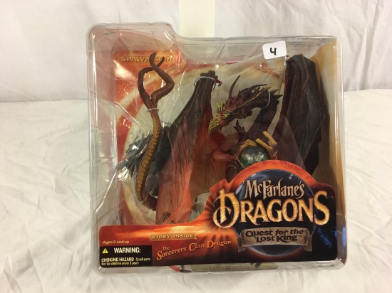 Collector Spawn McFarlane's Dragons Quest For The Lost King Sorcerers Clan Dragons 8x8"Tall
