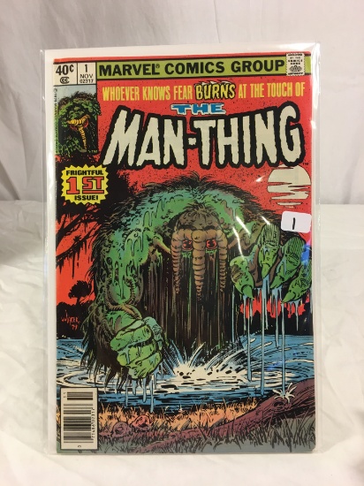 Collector Vintage Marvel Comics The Man-Thing Comic Book No.1