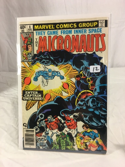 Collector Vintage Marvel Comics They Cane From Inner Space Micronauts Comic Book #8