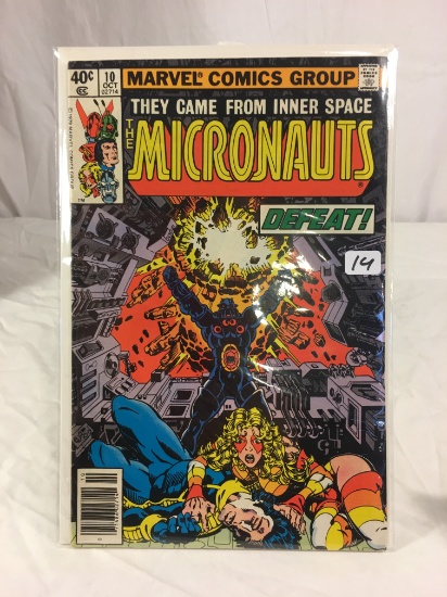 Collector Vintage Marvel Comics They Cane From Inner Space Micronauts Comic Book #10