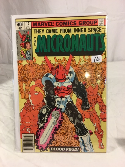 Collector Vintage Marvel Comics They Cane From Inner Space Micronauts Comic Book #12