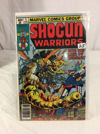 Collector Vintage Marvel Comics Shogun Warriors Comic Book NO.5