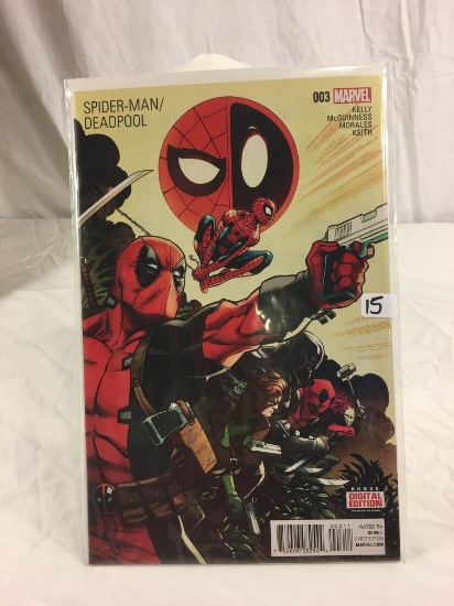 Collector Marvel Comics Spider-man/Deadpool Comic Book #3