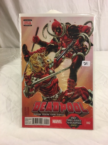 Collector Marvel Comics Deadpool Comic Book #42