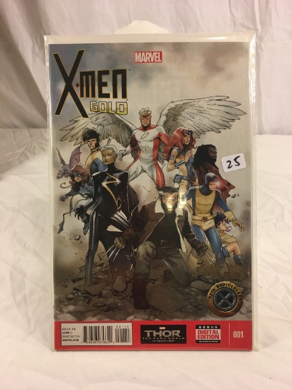 Collector Marvel Comics X-men Gold Comic Book #1