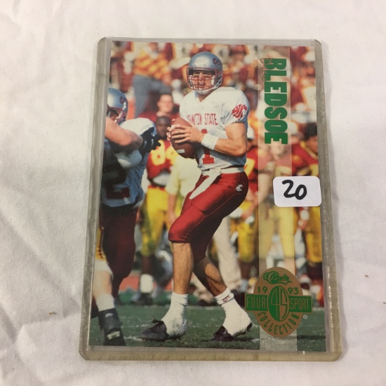 Collector 1993 Classic Game Sport Large Card No.3027 Of 8.000 Bledsoe Sport Card