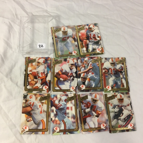 Lot of 10 Pieces Collector Assorted Players - Action Packed Sport Football Sport Trading Cards