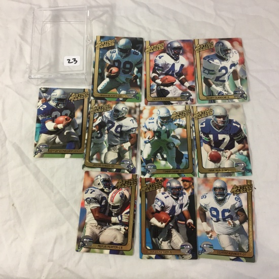 Lot of 10 Pieces Collector Assorted Players - Action Packed Sport Football Sport Trading Cards