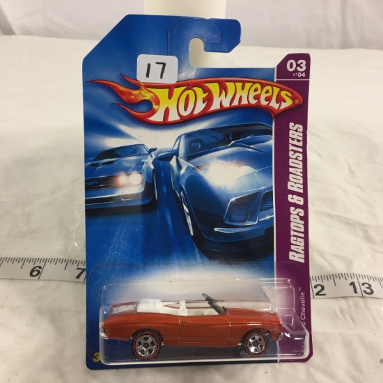 NIP Collector Hot wheels 1/64 Scale DieCast Metal & Plastic Parts Ragtops & Roadster '70 Chevelle