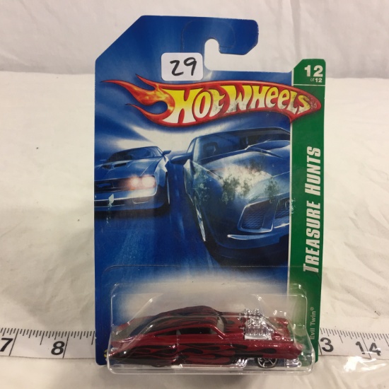 NIP Collector Hot wheels Treasure Hunts 1/64 Scale DieCast Metal & Plastic Parts "Evil Twin 12/12