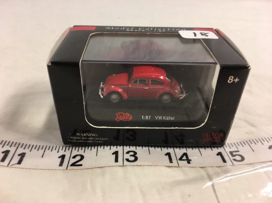 NIP Malibu International LTD. Model Collection Scale 1/87 Volkswagen Kafer Red Color