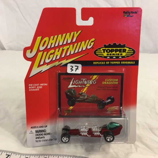 NIP Collector Johnny Lightning Topper Series DieCast Metal Body & Chassis "Custom Dragster"