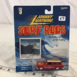 NIP Collector Johnny Lightning Surf Rods Playing Mantis Die-Cast Metal Car 