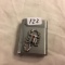 Collector Loose Used Scorpion Designed Stainless Pocket Lighter - See Pictures