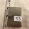 Collector Loose Used Vintage Sstainless Steel Pocket Lighter - See Pictures