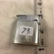 Collector Loose Used Vintage Ronson Pocket Stainless Steel Lighter - See Pictures