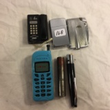 Lot of 6 Pieces Collector Assorted Designed Pocket Lighters -See Photos