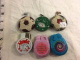 Lot of 6 Pieces Collector Assorted Designed Pocket Lighter Some Vintage - See Photos