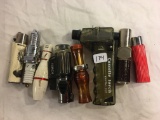 Lot of 8 Pieces Loose Used Assorted Lighters - See Photos