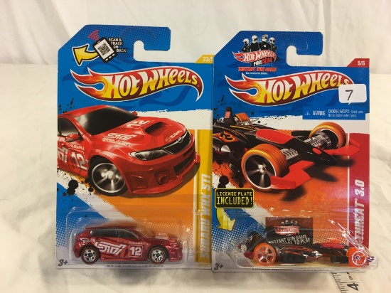 Lot of 2 Pieces Collector New IN Package Hot Wheels Mattel 1/64 Scale DieCast Meta & Plastic Parts