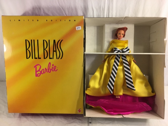 NIB Collector Limited Edition Barbie Bill Blass Mattel Doll Box Size: 15x12" Box