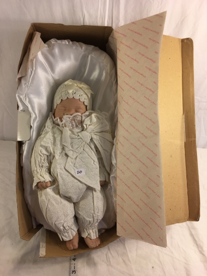 Collector Loose in Box  Good As Gold By Barbara Prusseit Porcelain Doll 17.5"tall Box