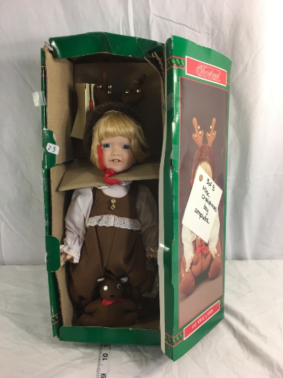 Collector Loose In Box House Of Lloyd Christmas Around The World 3 Of 3 Christmas Boy 17"Tall