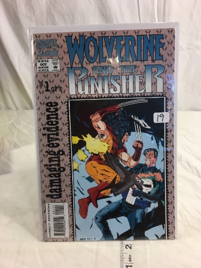 Collector Marvel Comics Wolveirne and The Punisher Comic Book #1 Of 3