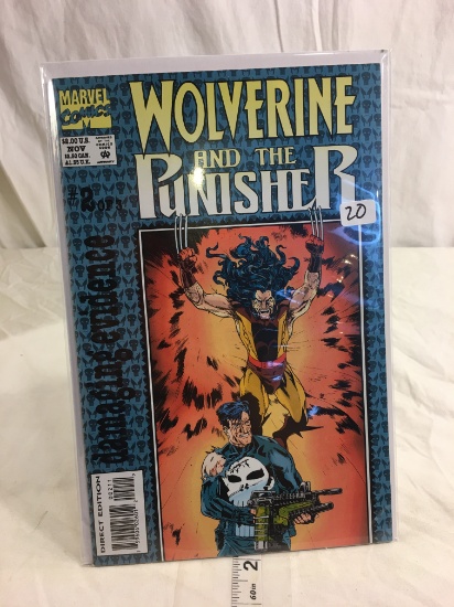Collector Marvel Comics Wolveirne and The Punisher Comic Book #2 Of 3
