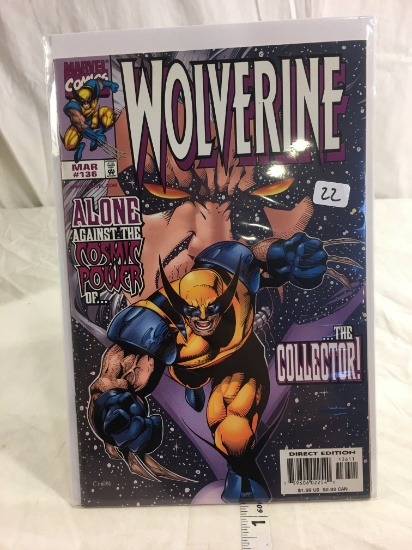 Collector Marvel Comics Wolverine The Collector Comic Book #136