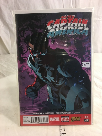 Collector Marvel Comics All-New Captain America Comic Book #5
